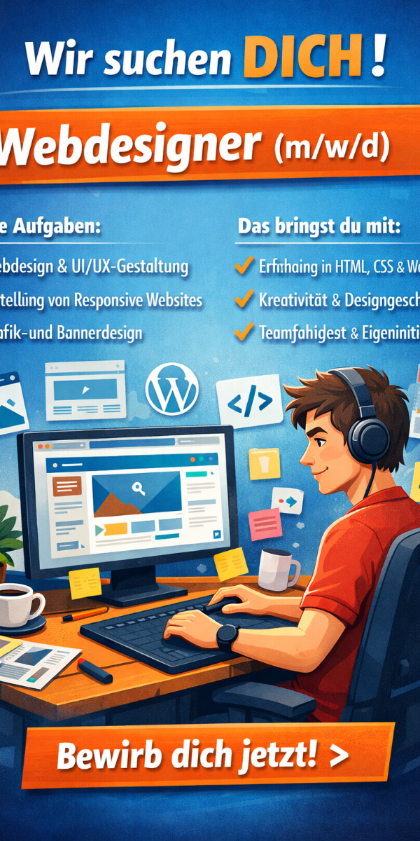 Webdesigner gesucht